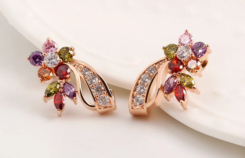 Модные ювелирные изделия оригинальные Кристаллы из Swarovski подходят Моне Лиза европейские женские циркониевые серьги новые модные ювелирные изделия