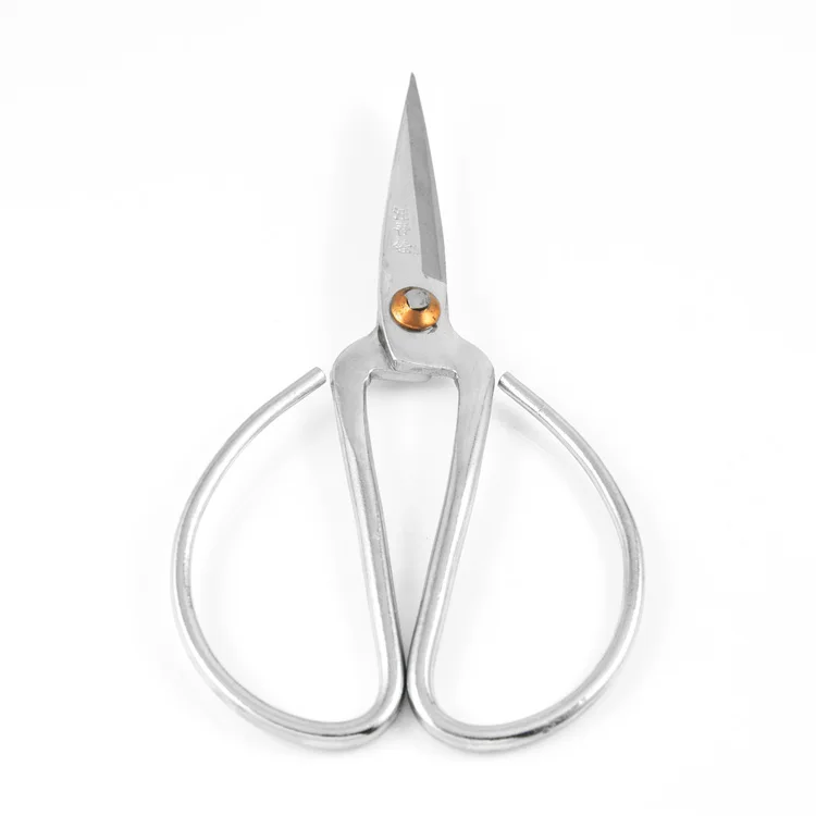 168 mm length chrome plated high quality carbon steel asian style household scissors bonsai trimming shear | Инструменты