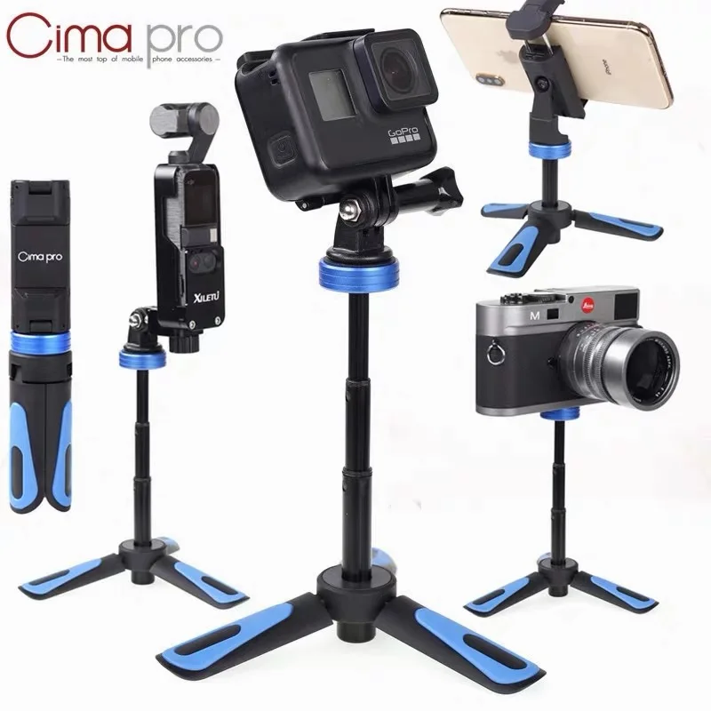 Ручной штатив CimaPro 3 в 1 селфи Палка с автопортретом для iphone X 8 7 6s Plus Samsung Galaxy GoPro 5