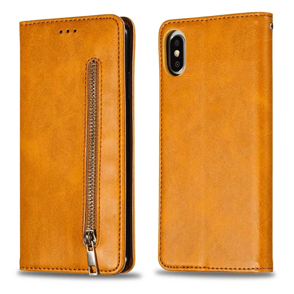 Кожаный чехол кошелек KISSCASE для iPhone XS Max XR X флип с подставкой 7 8 6 6S Plus деловая сумка