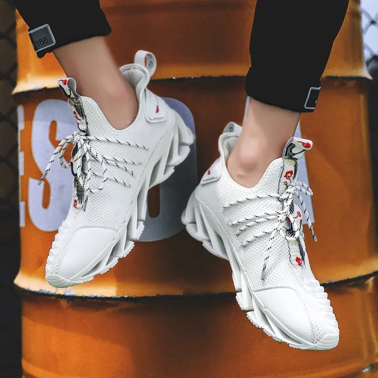 2019 Fashion High Top chunky Sneakers embroidery Hip Hop Street fly weave sneaker trainer tenis masculino Cool Shoes | Обувь