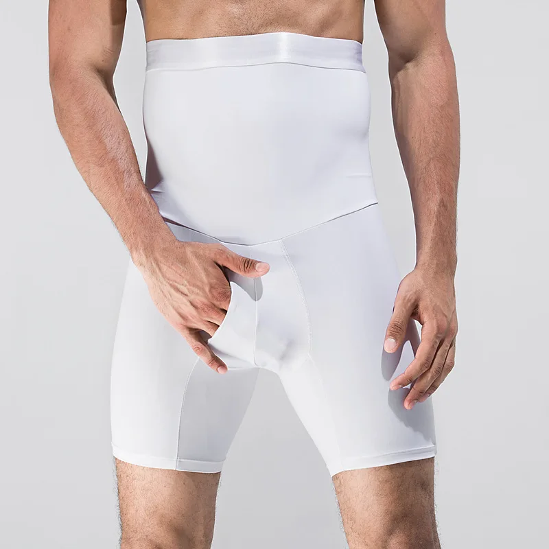 

Fashion 2022 Summer Active Compression Tight High Waist Belly In Elastic Nylon Shaper Black/white Toning Shorts
