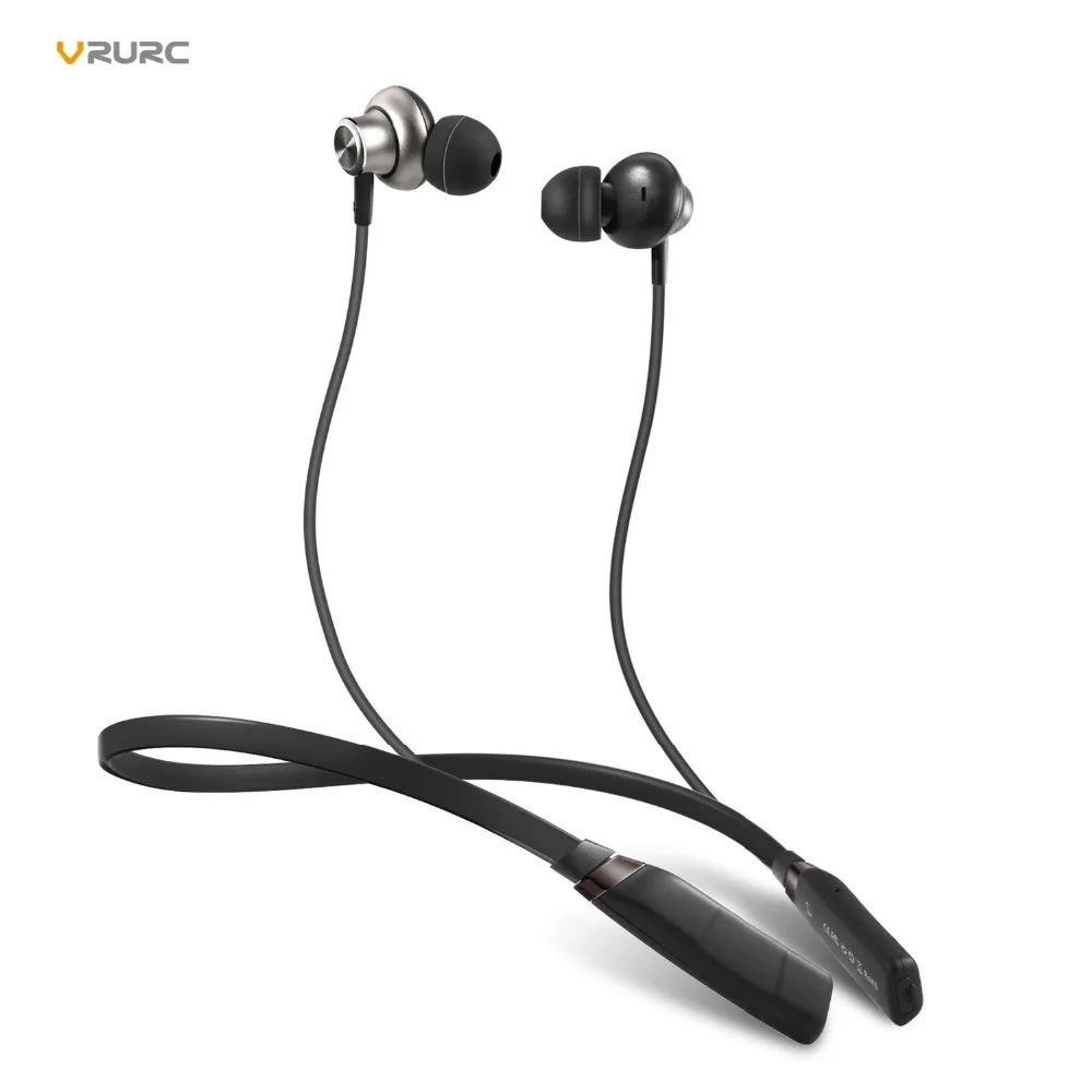 VRURC Спорт Bluetooth 4 1 наушники IPX7 Водонепроницаемый Беспроводной с микрофоном для