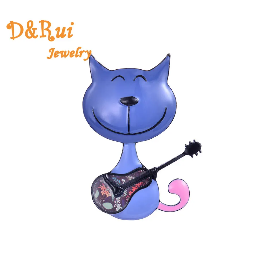 Эмалированная брошь в виде кошки и пипы милая эмалированная на булавке мода 2019