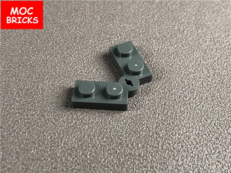 10 шт./лот MOC кирпичи шарнирная пластина 1x4 поворотный верх/основание подходит для