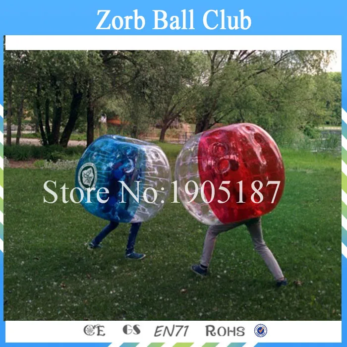 Бесплатная доставка 1 0 метра Диаметр ТПУ бампер мяч пузырь футбол Зорб для