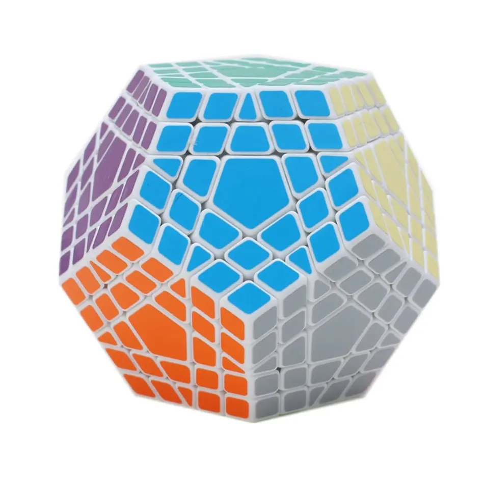 Shengshou Gigaminx кубик рубика 5x5 магический куб-мегаминкс 5 слоев профессиональный Megaminx скорость кубик-головоломка игрушки для детей подарочная игрушка