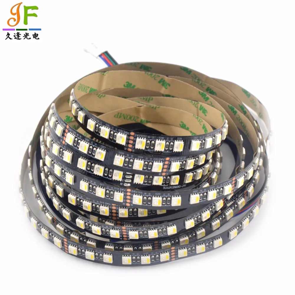 Высокое качество 5 м 4 в 1 RGBW Гибкая СВЕТОДИОДНАЯ лента SMD 5050 RGB + Холодный/теплый
