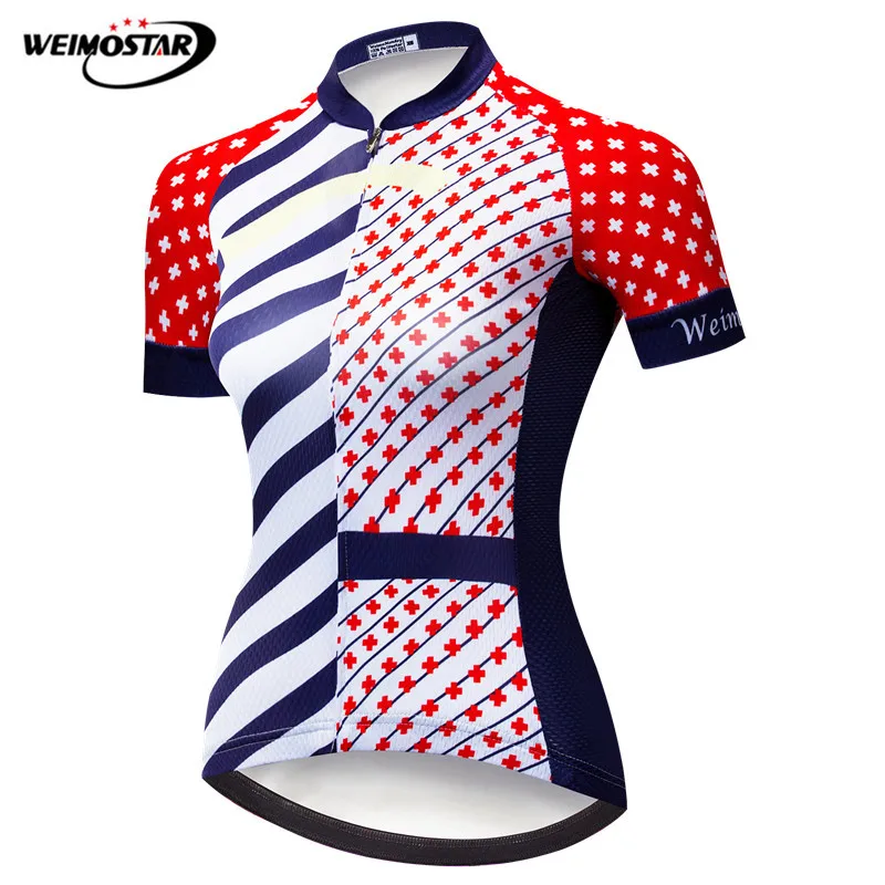 Weimostar Pro Велоспорт Джерси с коротким рукавом женский горный велосипед дышащая