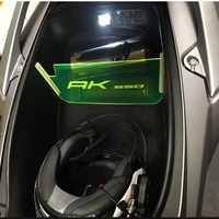 motorcycle acrylic luggage compartment compartment isolation board for kymco ak550 ak 550 2017 2018 with logo ak 550
