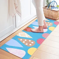 2017 new arrival korean style hallway cartoon rectangle 100 polyester persian machine made carpet