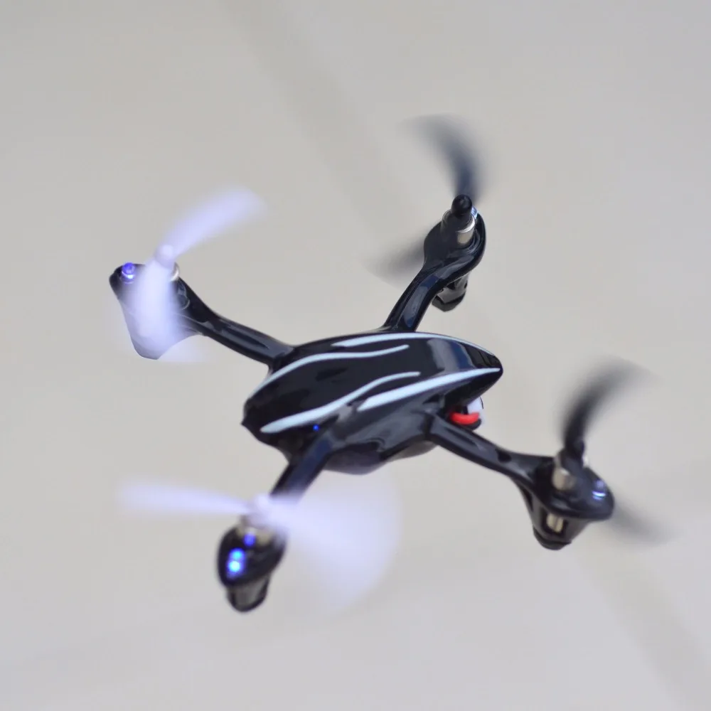 Hubsan H107L X4 Квадрокоптер Mini 2 4G 4CH Радиоуправляемый Дрон RTF геликоптер с Светодиодное