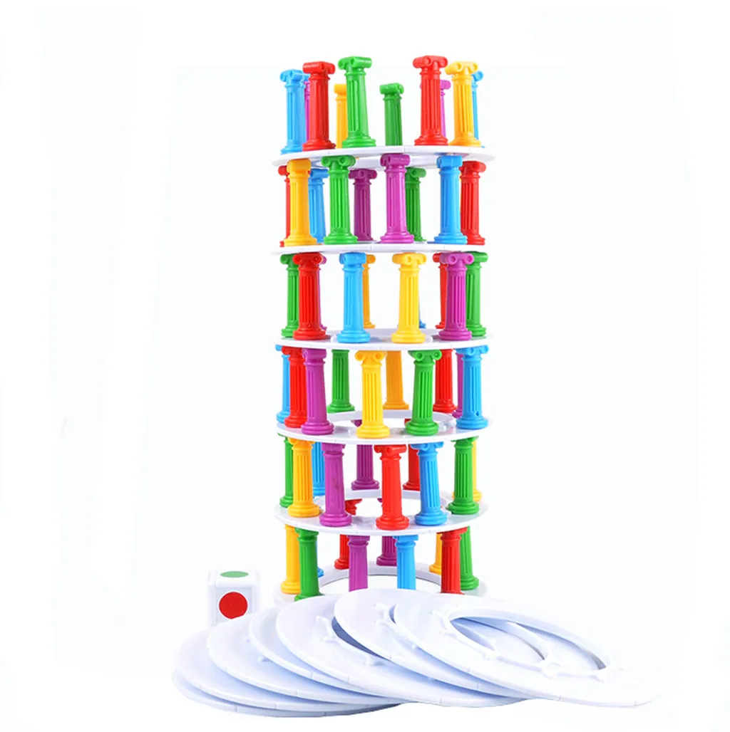 2019 Топы качественные настольные игры Wobbly Tower коллапс игра штабелирование колонны