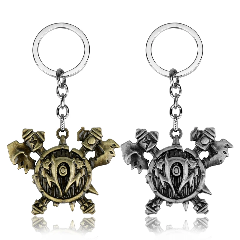 Брелок MQCHUN World of Warcraft с логотипом племенного союза, брелки для ключей, ювелирные изделия для женщин и мужчин