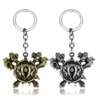 Брелок MQCHUN World of Warcraft с логотипом племенного союза, брелки для ключей, ювелирные изделия для женщин и мужчин