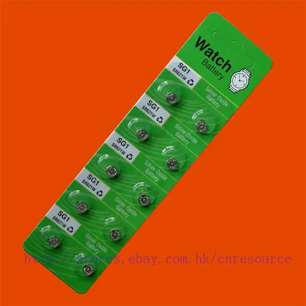 

10 X SG1 364 SR60 SR621SW Silver Oxide battery