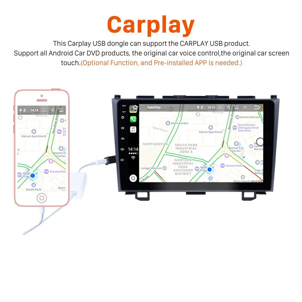Android 9,1 Автомагнитола без dvd-плеера для Honda CRV Bluetooth Авторадио мультимедийный плеер " 2DIN четырехъядерный автомобильный стерео gps wifi