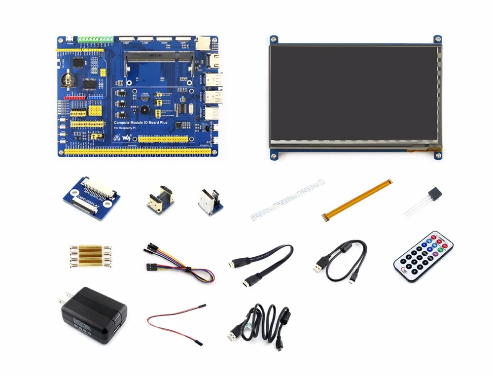 Raspberry Pi компьютерный модуль 3 комплект аксессуаров Тип B (без см3) с 7 дюймовым ЖК