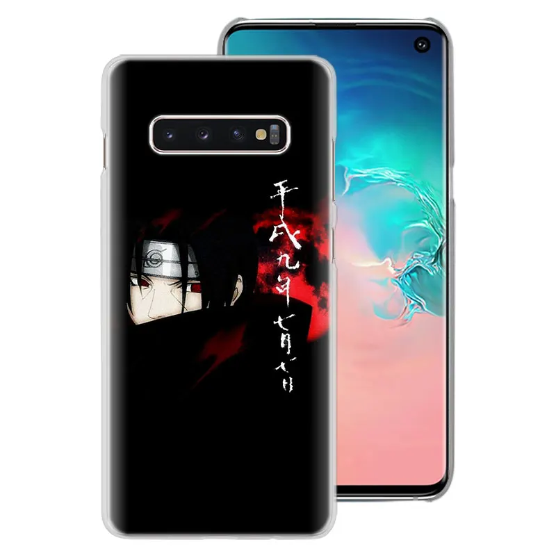 Аниме «Наруто» как у героя мультфильма Саскэ телефон чехол s для samsung Galaxy S8 S9 S10 плюс S10e M10 M20 M30 A10 A30 A50 Жесткий PC задняя крышка чехол
