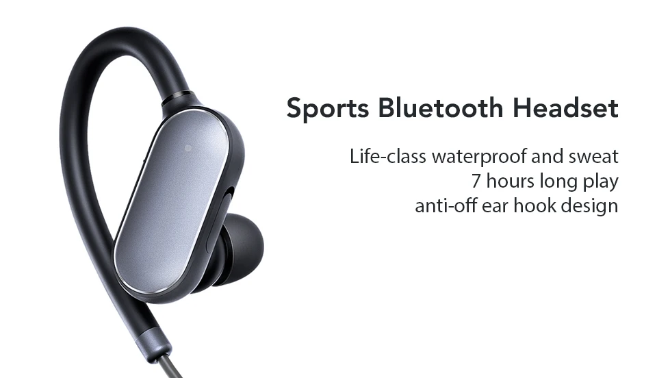 Оригинальные Xiaomi mi Bluetooth наушники mi ni версия Спортивная беспроводная гарнитура IPX4 Водонепроницаемая Bluetooth 4,1 Гарнитура