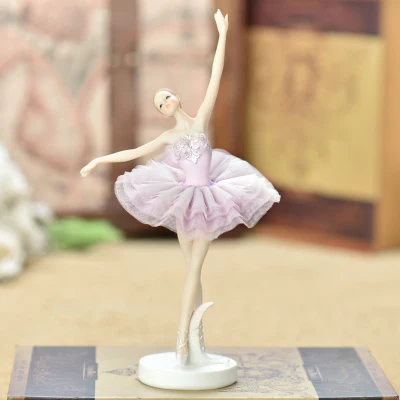 Pure fresh marriage room angel ballet girl character household decoration put Home characters wedding resin merry | Дом и сад