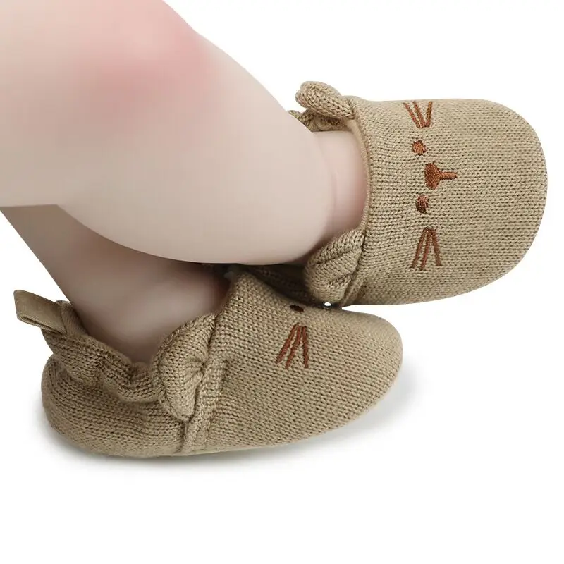 newborn shoe size 3 4 5 knit baby boots unisex baby shoes for newborn baby slippers soft infants first walker moccasin socks