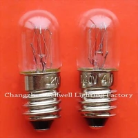 free shipping newminiature light bulb 120v 4w e10 t10x28 a641