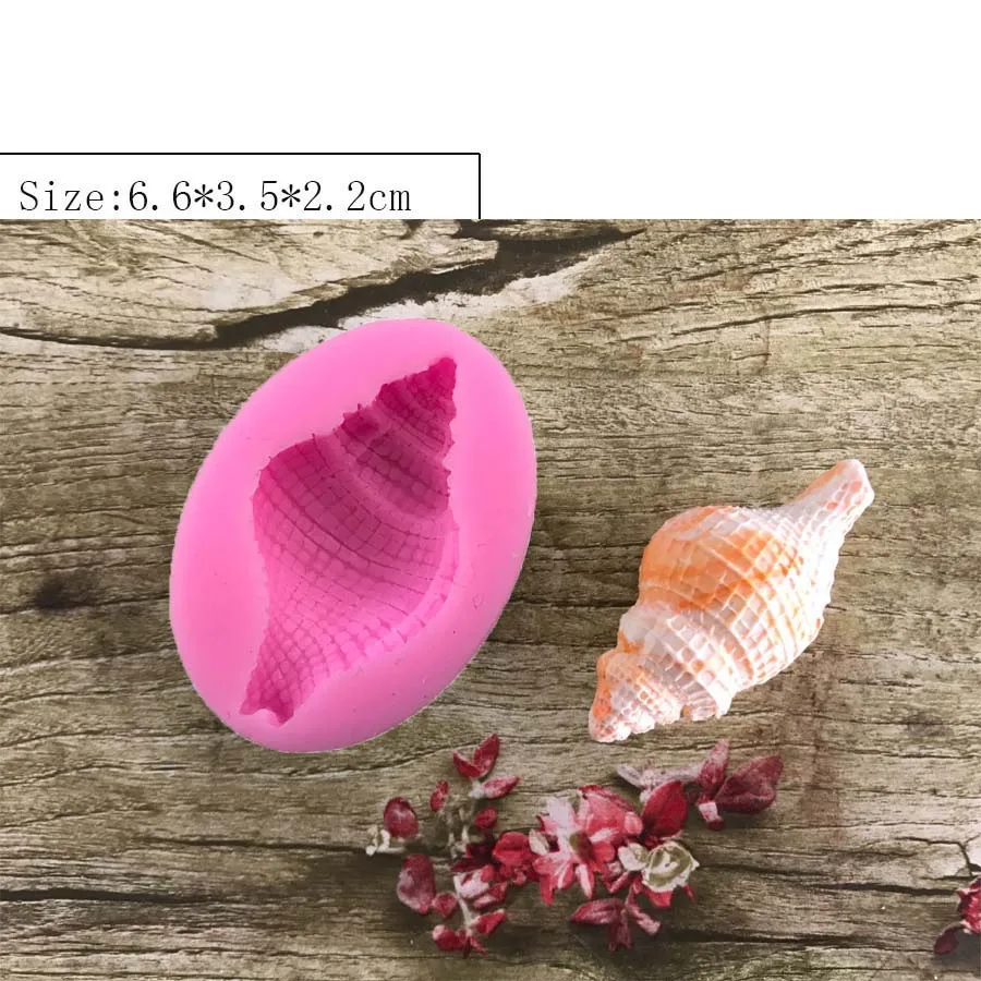 Aouke Мэнди виды ракушек Форма Силиконовые формы торта помадка украшения