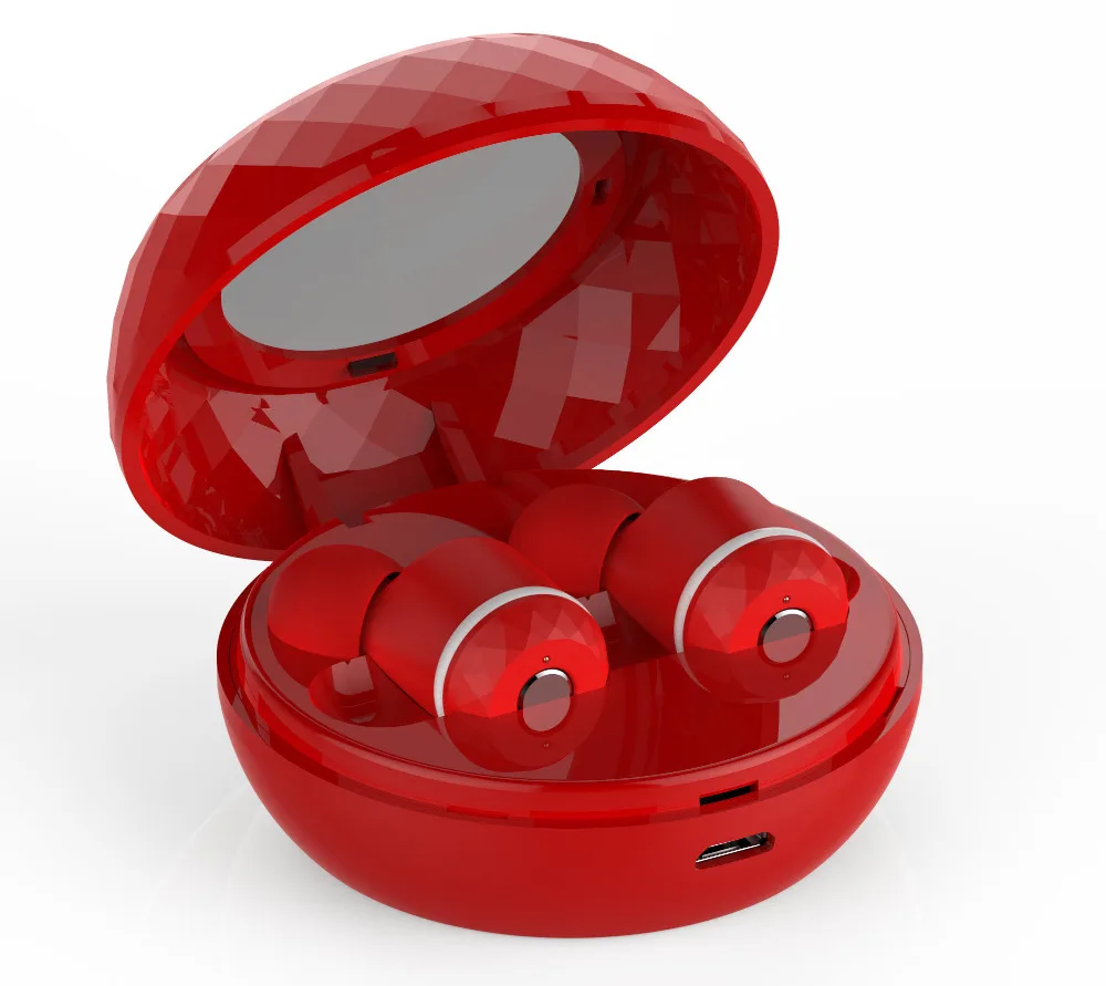 Беспроводной наушники Bluetooth True Музыка короче зарядки больше в режиме ожидания 10 м