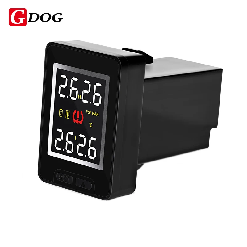 TPMS стиль кнопки Беспроводной сигнализации давления с 4 Внешний датчик контроля