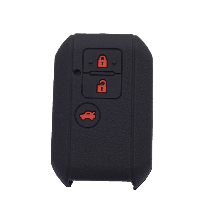 Cocolockey силиконовый Автомобильный ключ чехол Брелок для suzuki maruti dzire/ertiga / Swift ключ 3 кнопки без логотипа автомобиля стиль