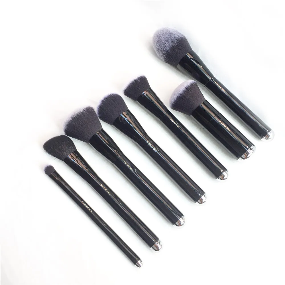 Bd beauty THE FACE I/II/III кисть для тонального крема румяна-10 BRONZER-12 Маскировка-14 форма-15-7-набор кистей с коробкой инструменты для макияжа - Handle Color: 7-pieces-set-Box