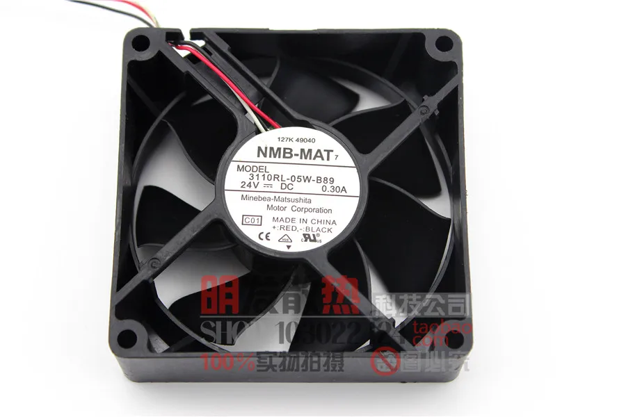 Подлинный 3110RL 05W B89 8cm8025 24V 0.30A инверторный вентилятор громкости воздуха|fan 24v|24v fanfan