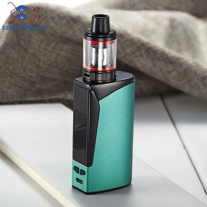 100 Вт vape комплект светодиодный экран с USB зарядным устройством 3000 мАч встроенный аккумулятор испаритель высокого качества электронная сигарета с большим паром
