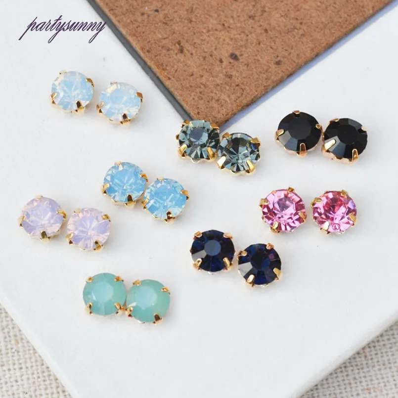 PF 6 мм 100 шт./лот Коготь Горный Хрусталь Ручной Работы Рукоделие Кабошон Ювелирных