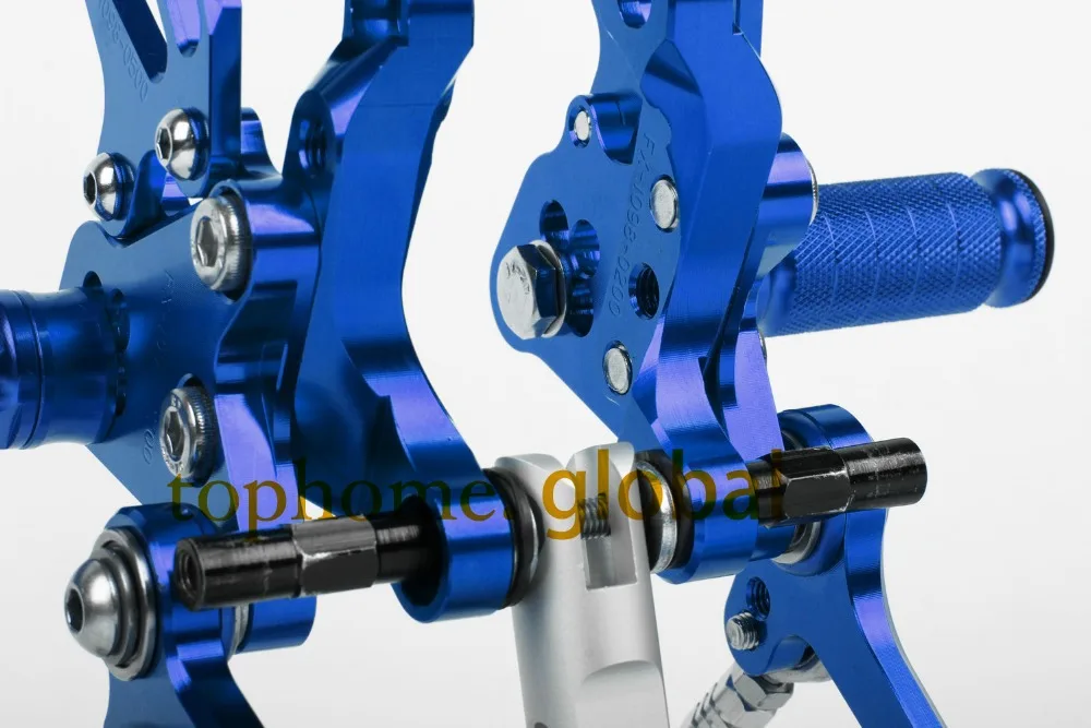 Для DUCATI 848 1098S 1098 1198R CNC Blue Rearsets подножек заднего комплекта подножек|set drawing|set formset of