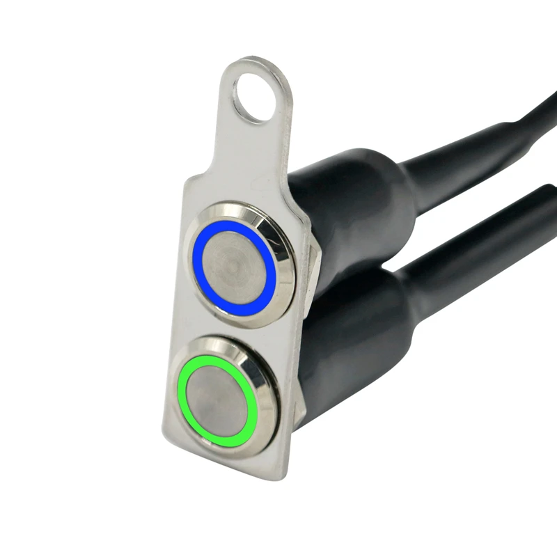 Светодиодный переключатель для мотоцикла LMoDri водонепроницаемый вкл. ВЫКЛ. на