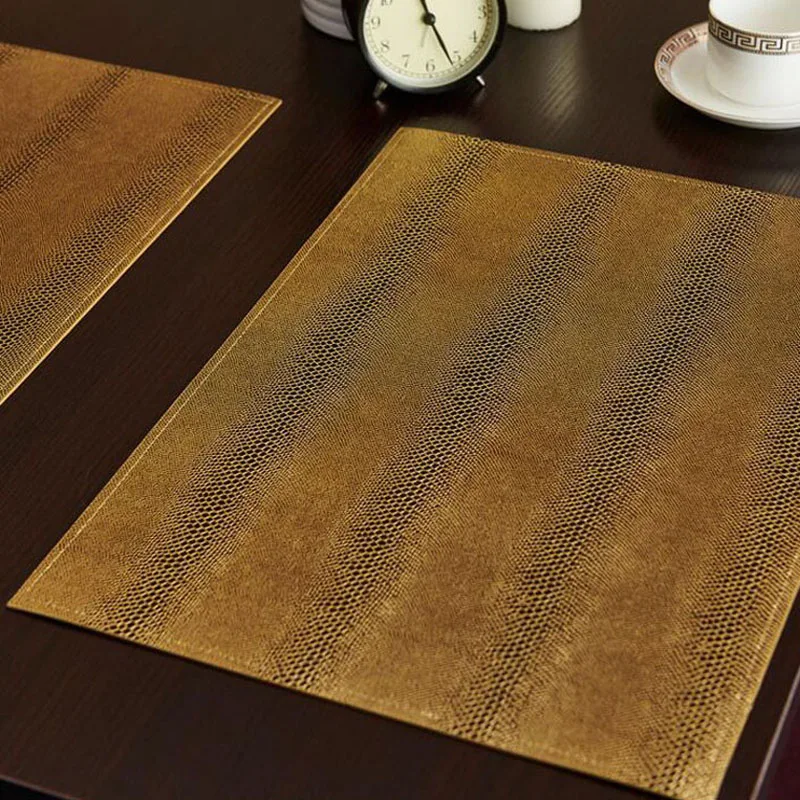 Коврики кожаные для обеденного стола водонепроницаемые изоляционные подставки
