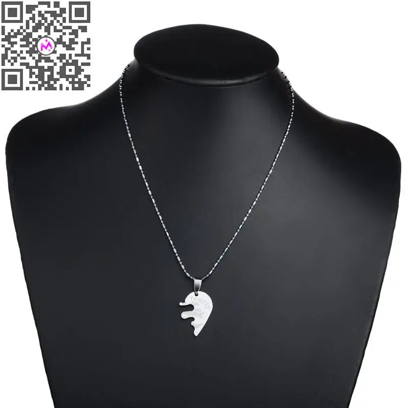 2 шт. Парные кулоны и подвески 316L Нержавеющая цепь мужские ожерелья My family Tree два