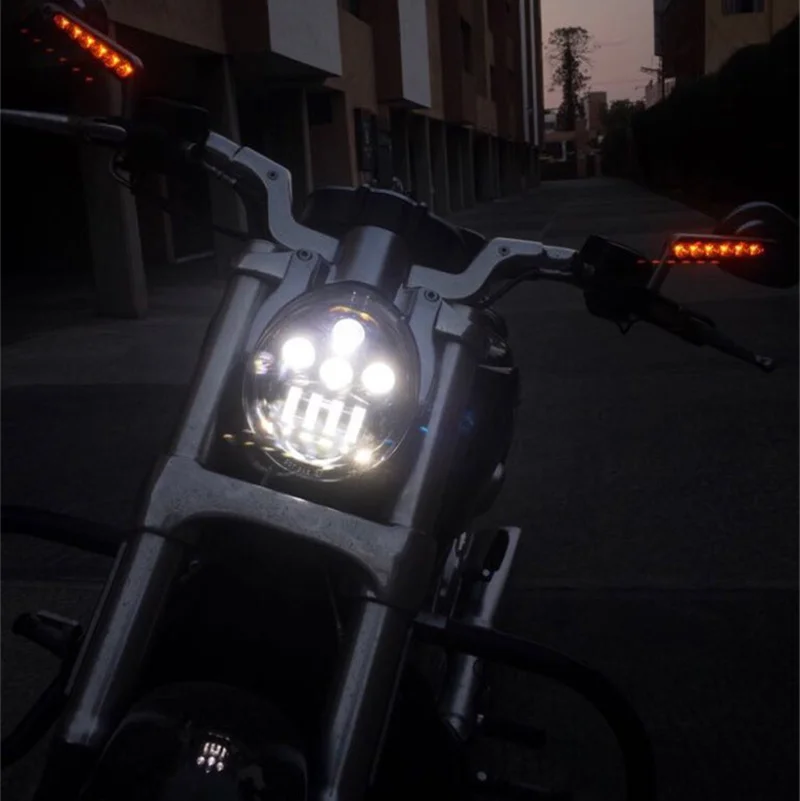 2017 светодиодный фонарь для мотоцикла алюминиевая фара Harley V Rod VRSCA VRSC Muscle CVO