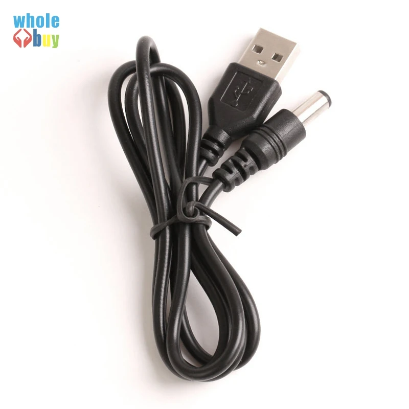 Кабель питания с медным сердечником 80 см USB-DC 5 5*2 1 мм провод USB для DC5.5 DC