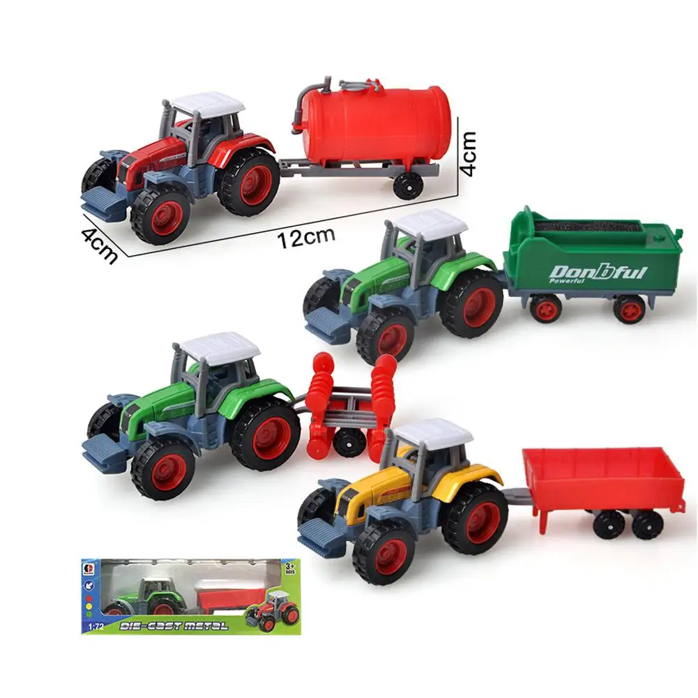 Детская симуляция фермерский трактор сельскохозяйственная формовочная машина