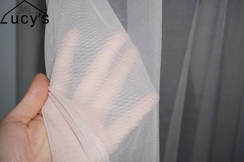 Spandex 8 Colors Skin nude, Pink, Royal blue, Navy, Wine, Black, Off white, Pure white stretch tulle mesh fabric 2 yards