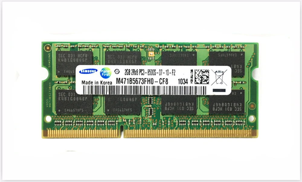 Оперативная память Samsung NB для ноутбука 2 ГБ 4 8 PC3 DDR3 1066 МГц 1333 1600 2g 4g 8g SO-DIMM 10600S 8500S |