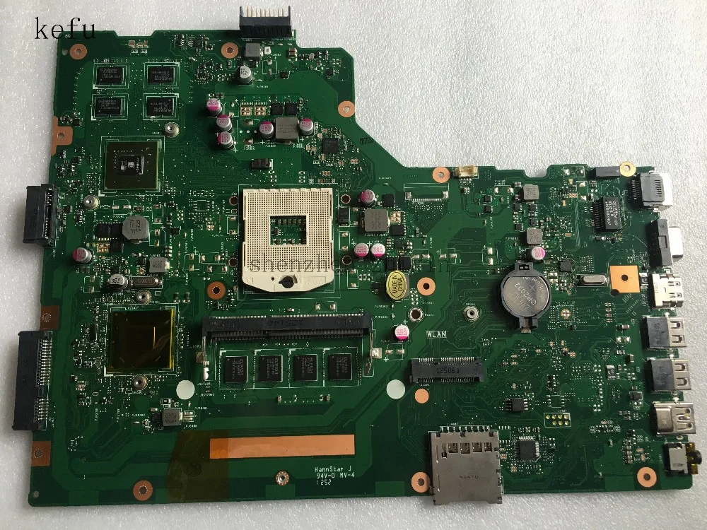 Материнская плата KEFU для ноутбука ASUS X75VD материнская REV.2.0 с ОЗУ 4 Гб и тестом GT610M
