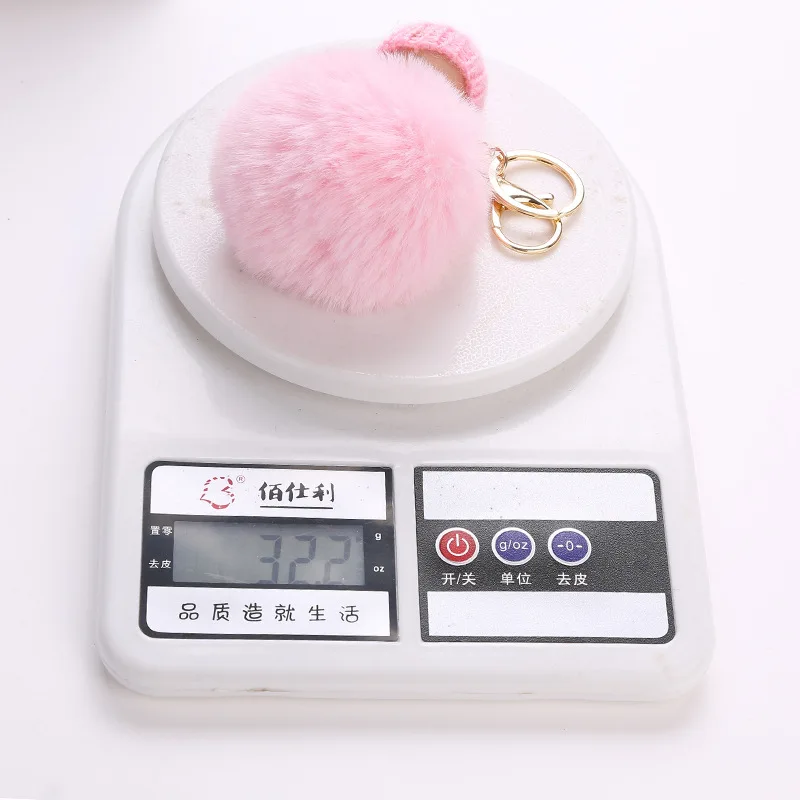 Кукла-Спящая с помпоном пушистые подвески для ключей помпоны из искусственного