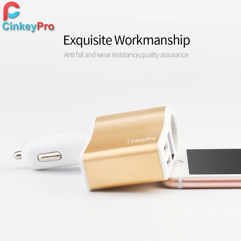 AnkinPro двойной зарядное устройство USB для iPhone samsung 3A автомобильное Универсальный