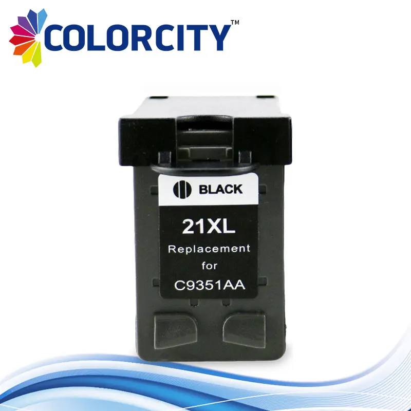 2X Картридж с черными чернилами 21 21XL Замена для hp DeskJet 3915 3920 D1320 D1341 D1360 F2100 F2280 F4100 F4180
