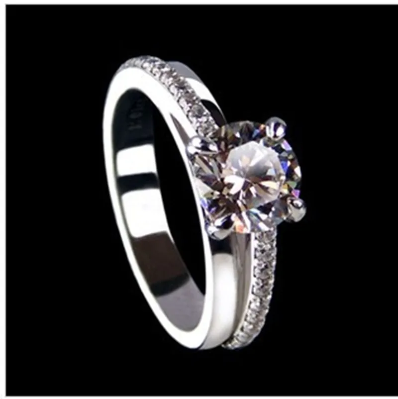 Популярные ювелирные изделия из настоящего белого золота 14 к 1 карат с