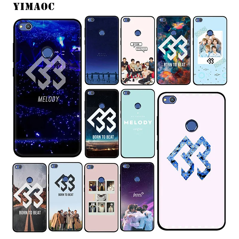 Yimaoc BTOB K поп-мягкий чехол для huawei Honor вид 20 10 8X8 8C 6A 7A 7X 7C Lite рro Y9 Y7 Y6 Prime 2018 2017 |